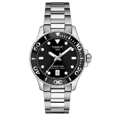 Tissot Seastar 1000 36mm Silver Watch - T1202101105100